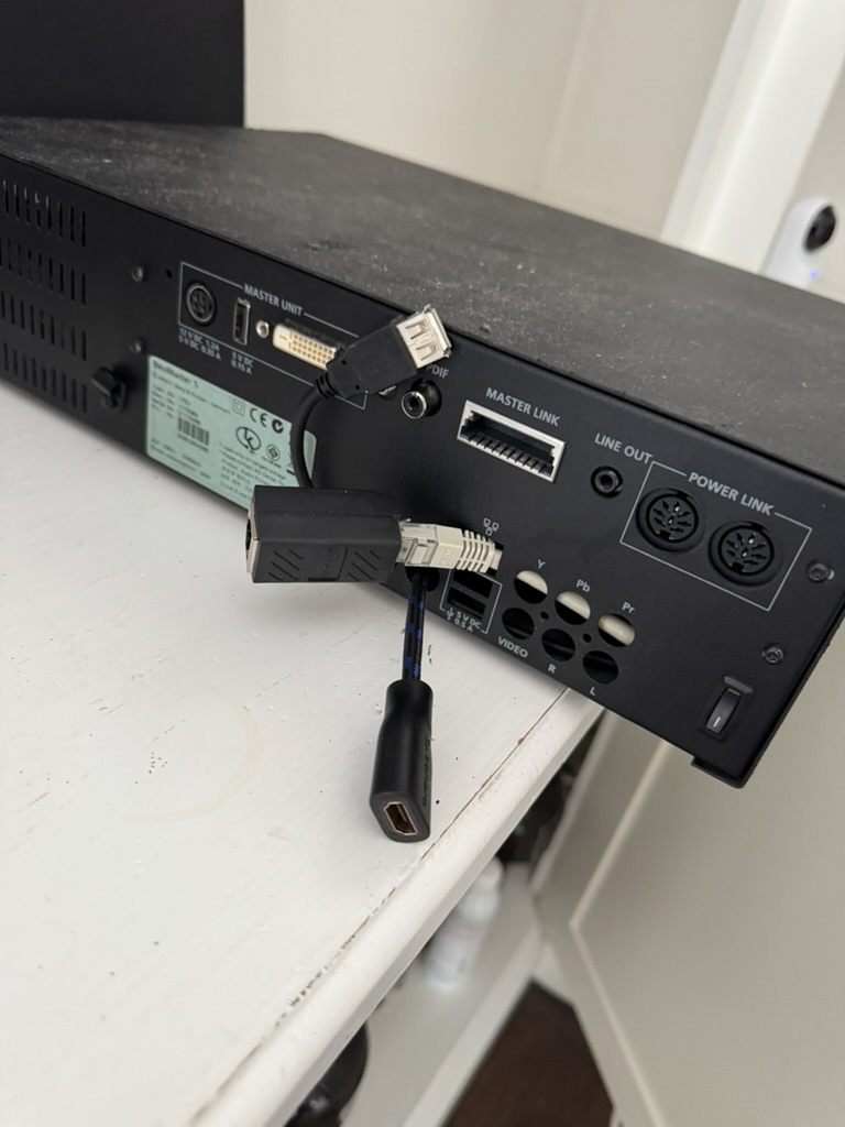 BM5 back panel with external connectors