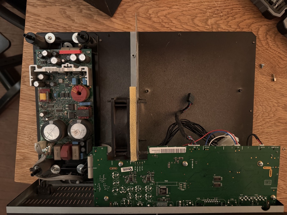 BeoMaster 5 with components removed