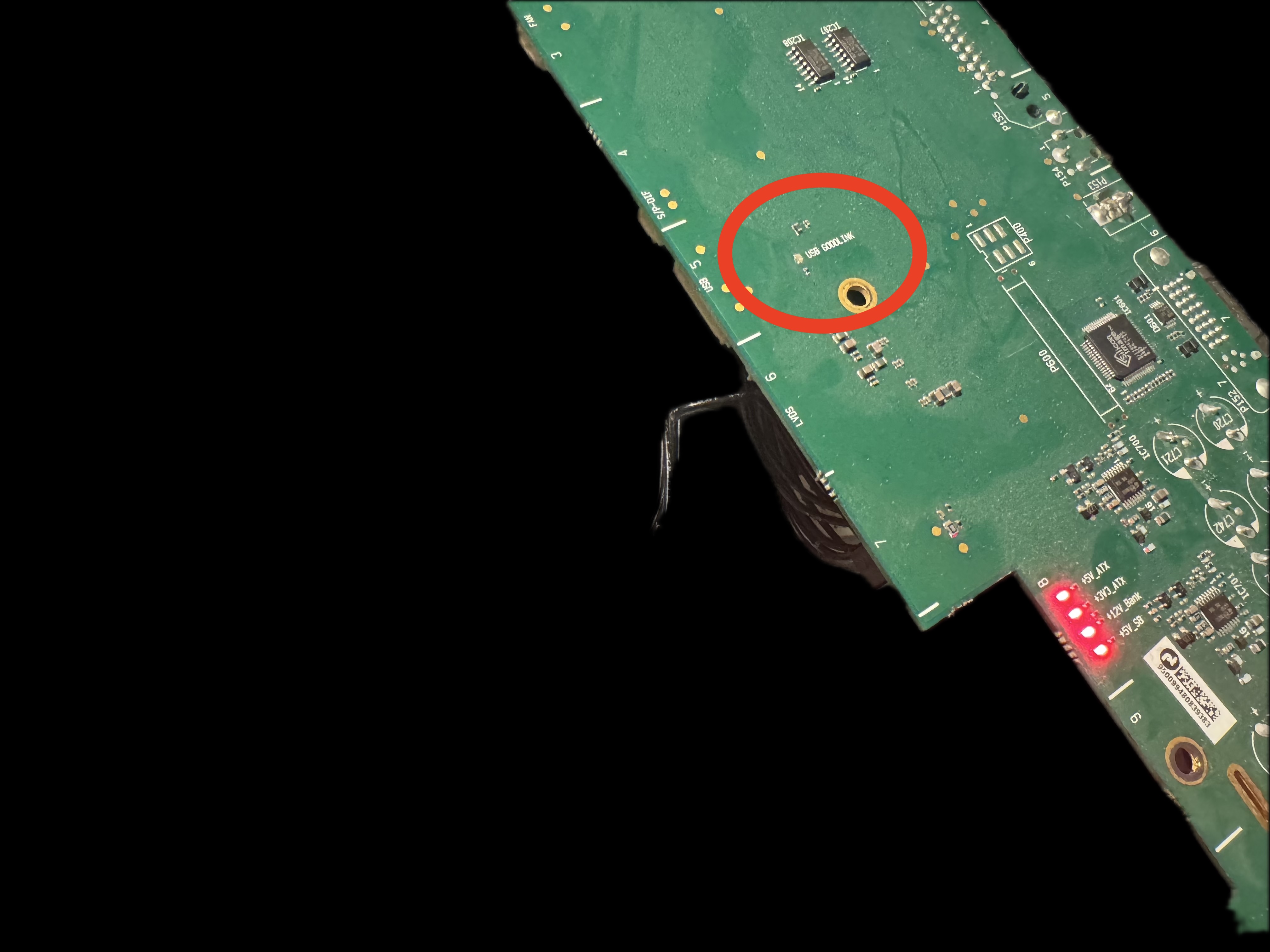 Daughterboard LED indicator