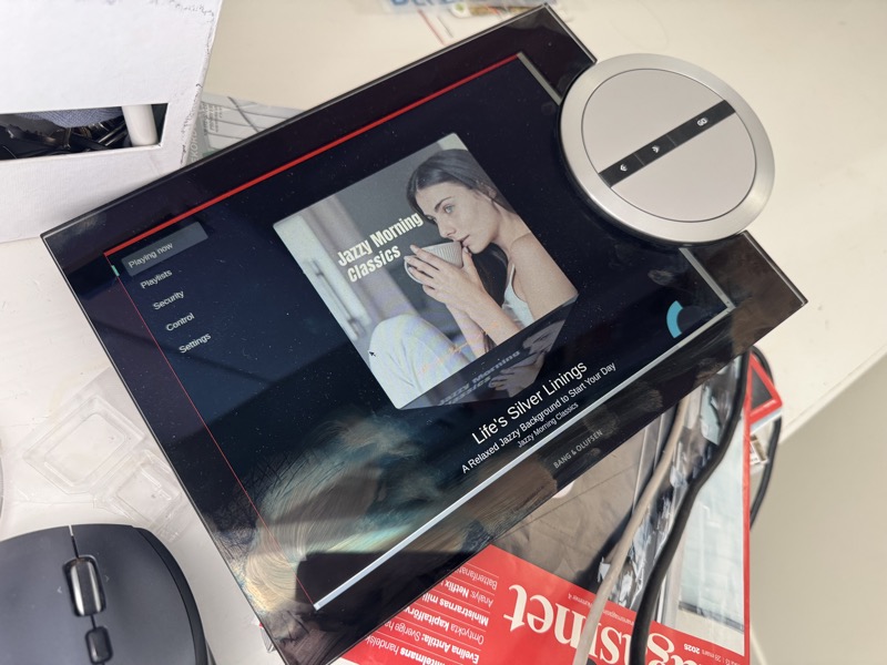 One of the first working versions with album artwork